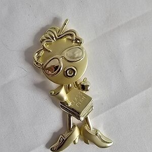 Vintage CAJC Teacher's Lapel Pin/Brooch.   EC.